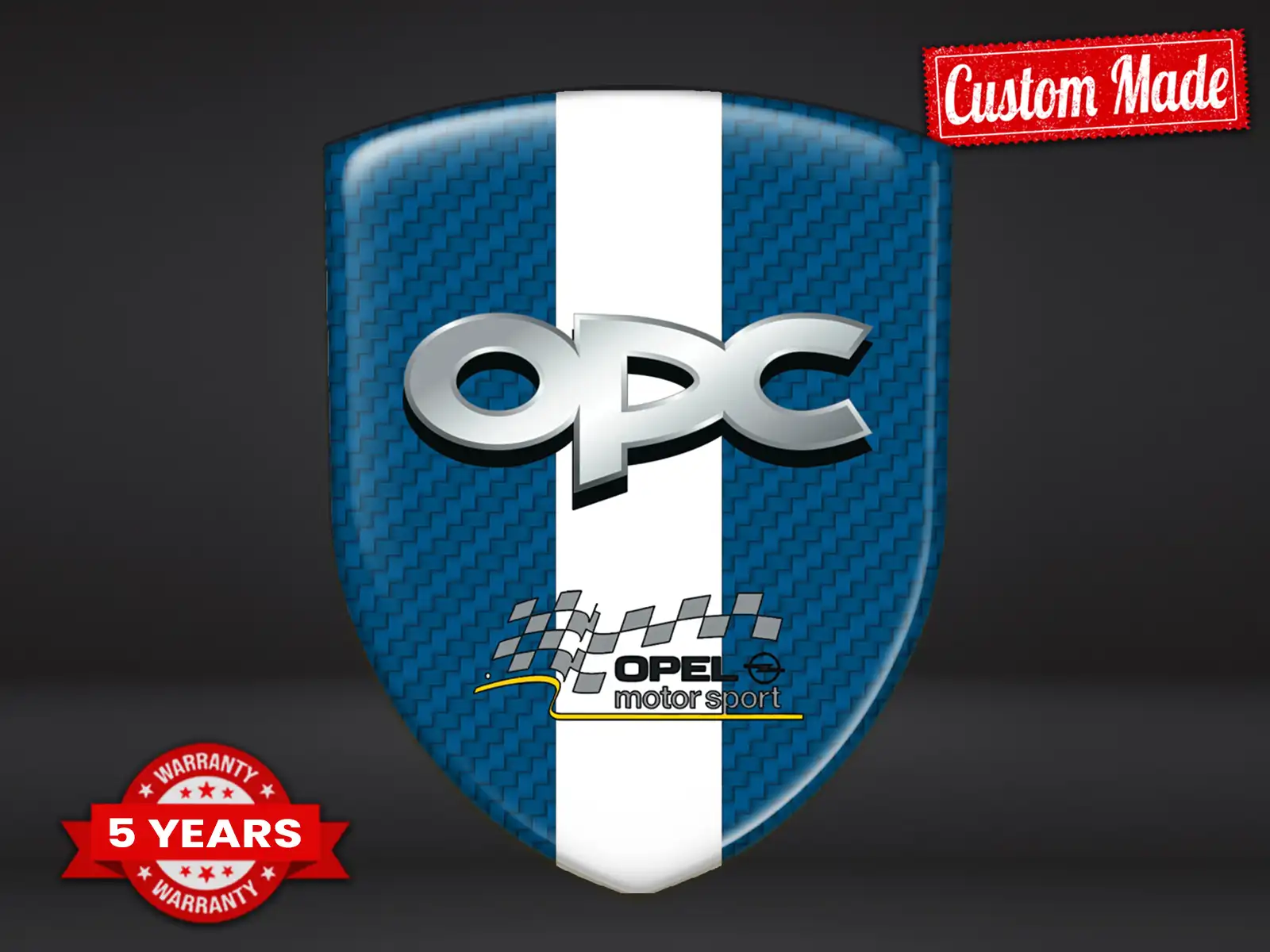 OPC Autoembleme Personalisierbar Limitiert Universal Robust